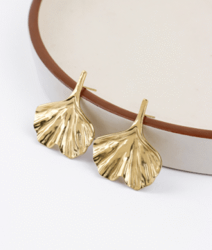 Blissling Ginkgo Leaf Studs