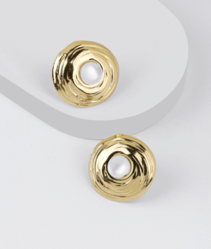 Blissling Luxe Pearl Swirl Studs