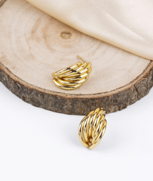 Blissling Swirl Knot Hoops
