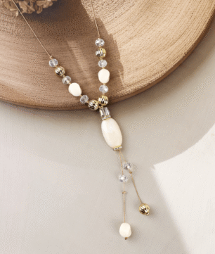 Blissling Pearl Elegance Lariat Necklace