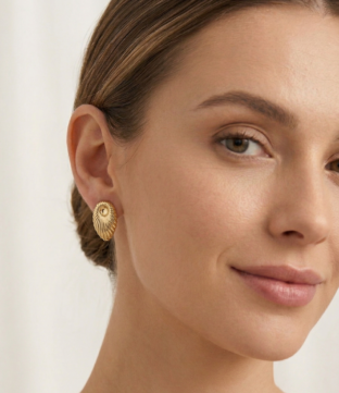 Shell Luxe Studs